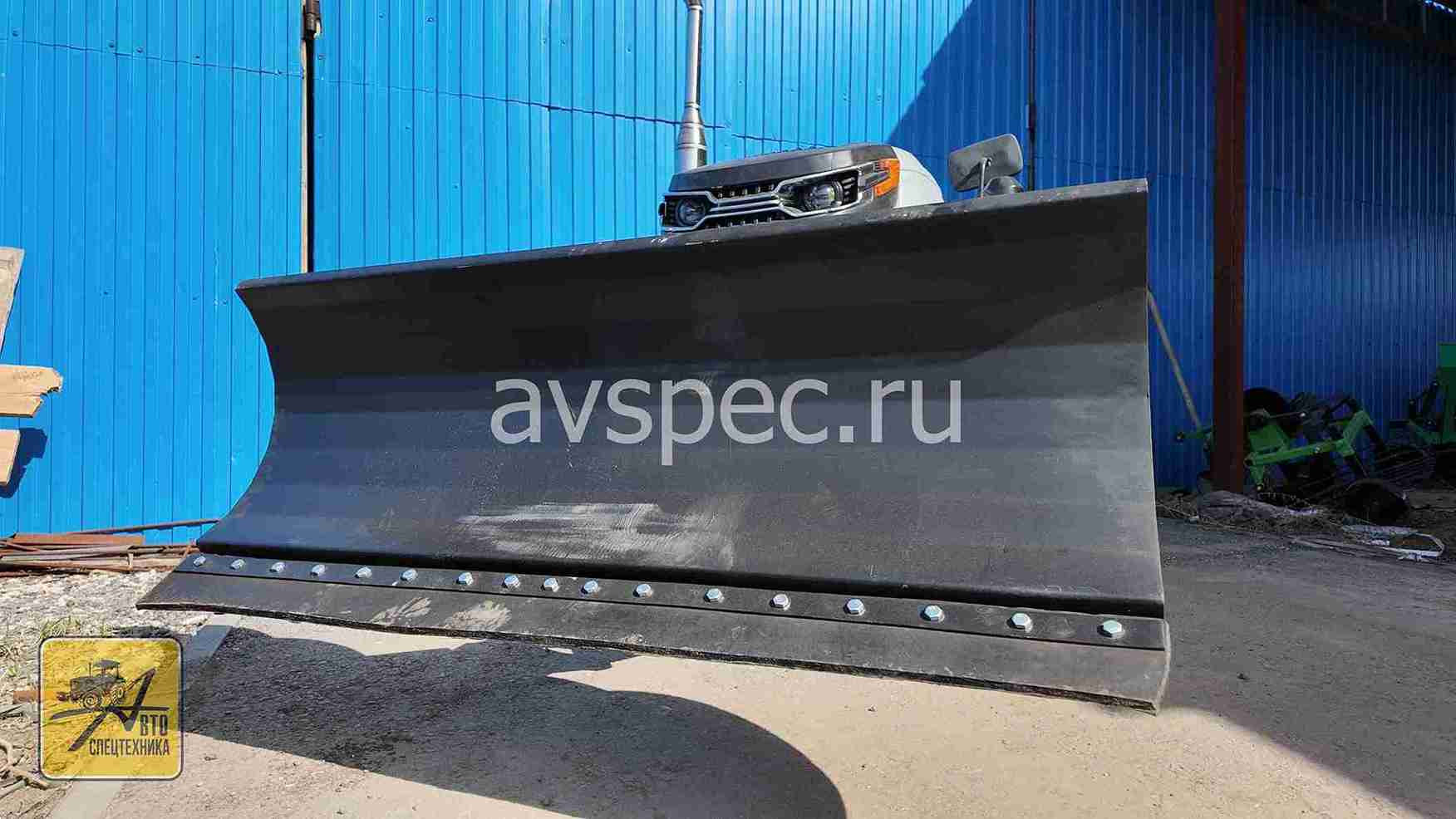 Отвал коммунальный усиленный на минитрактор